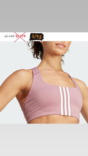 Top Deportivo adidas Con Etiqueta Talla M