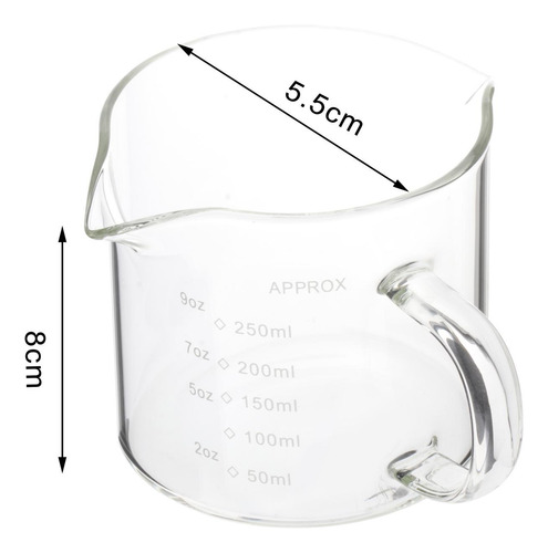 4 Vasos De Café Expreso, Taza Medidora De Café, Mini Taza