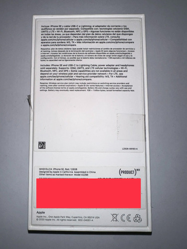 Apple iPhone SE (2da Generación) 128 Gb - (product)red (Usado)