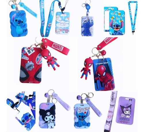 Llavero De Stitch Con Porta Carnet Llaveros Con Porta Carnet