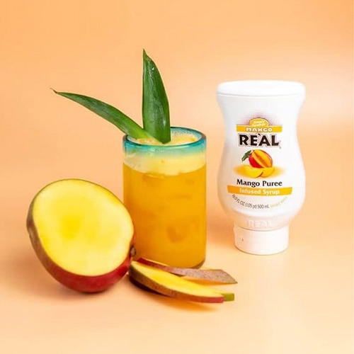 Pack De 12 Jarabe Puree Real Mango 500 Ml