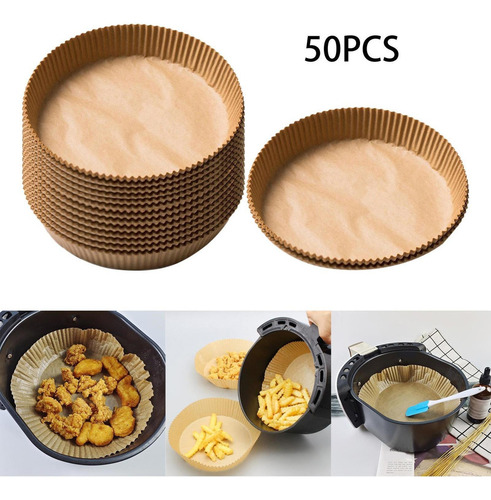 Forros De Papel De Pergaminho De Fritadeira De Ar Marrom