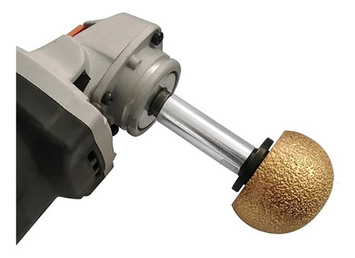 Conector Eje Extension Aluminio Esmeril Pulidor 120mm M14
