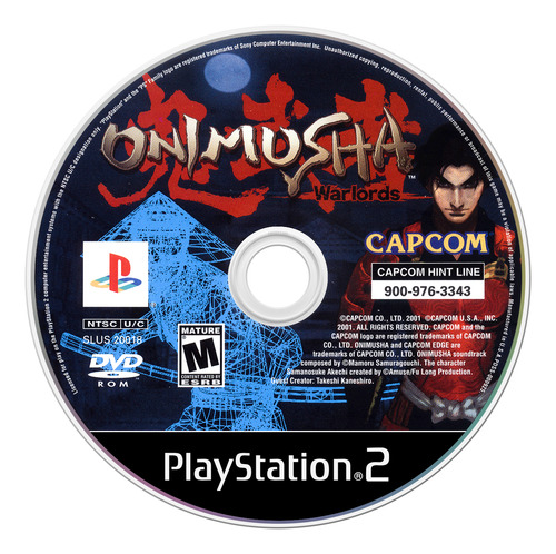 Jogo Onimusha Warlords - Ps2 Midia Fisica