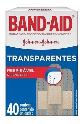 Band-aid®  Apósitos Adhesivos Transparentes 40 Unds 