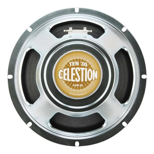 Celestion Ten 30 Bocina 10 Pulgadas Para Guitarra 8 Ohms Color Plateado