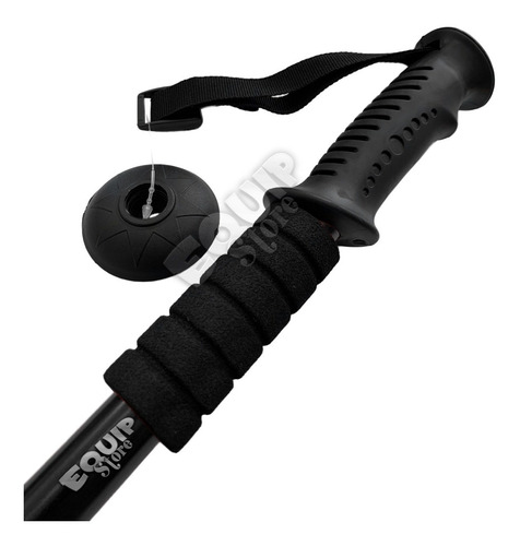 Imagen 3 de 7 de Baston Palo Trekking Telescopico Aluminio Antishock Recto
