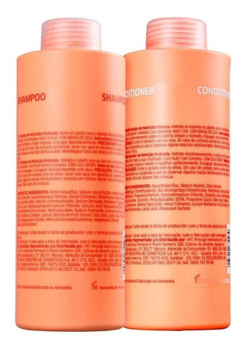 Kit Wella Invigo Nutri Enrich Sh 1l + Cond 1l