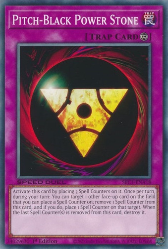 Pitch-black Power Stone (sbc1-ena18) Yu-gi-oh!