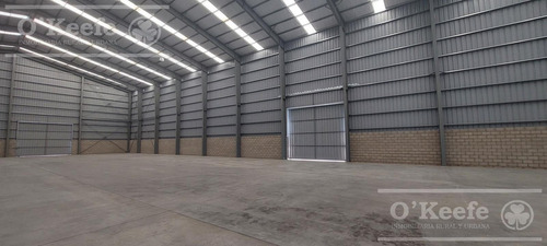 Galpón A Estrenar En Alquiler De 2.100 M2 En Parque Industrial Pibera