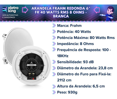 Kit Som Ambiente Home Sense 320.4 + 8 Som Arandela Embutir