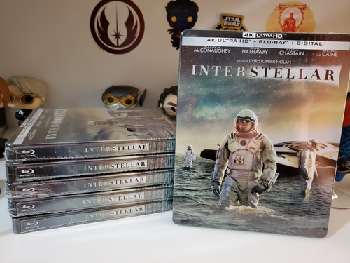 Interstellar Steelbook 4k + Hd Película Nuevo Original 