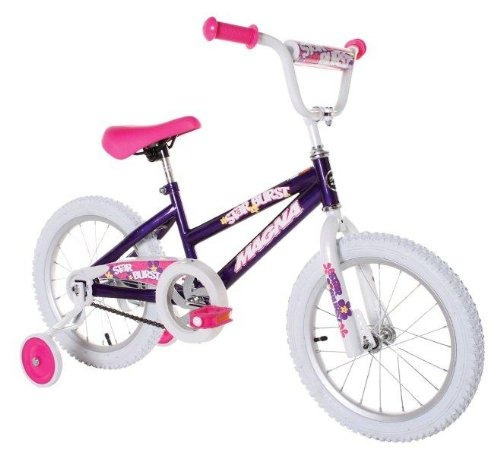 Bicicleta De Dynacraft Magna Starburst Girl (16 Pulgadas, Pú