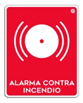 Comprar Señalamiento Alarma Contra Incendios Señal Letreros 20x30
