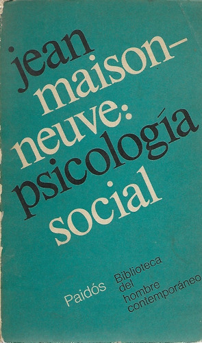 Psicología Social / Jean Maisonneuve