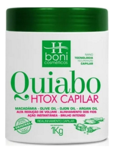 Btox Capilar Hboni Htox De Quiabo 1kg Reconstrução E Redução