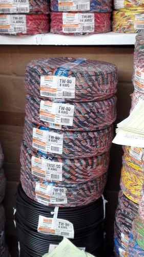 Imagen 2 de 6 de Cable Electrico Indeco Tw80 Thw90 12awg - 14awg ( A Tratar )
