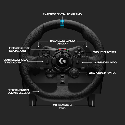 Volante Y Pedales Logitech G923 True Force Pc/ps4- Revogames