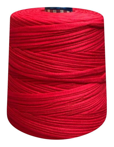 Fio De Malha Para Crochê Artesanato Colorido 1 Kg Cor Vermelho