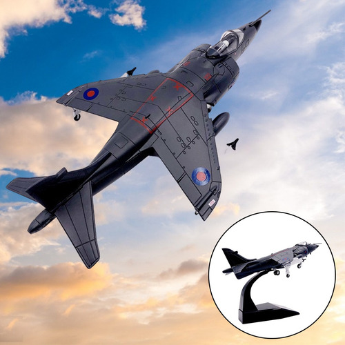 1:72 Diecast Harrier Jet Semi Fighter Avión Modelo De