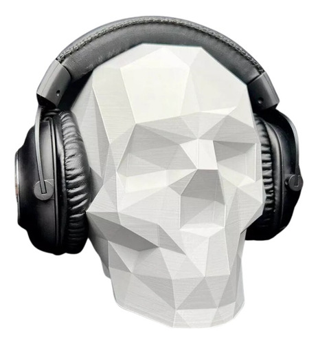 Suporte Headset Gamer Headphone Fone De Ouvido Parede Skull
