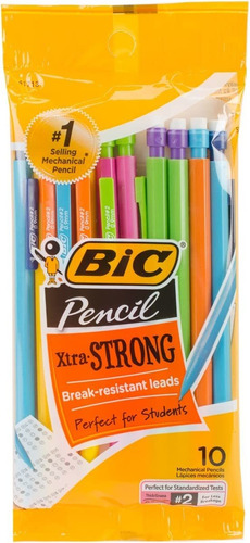 Bic, Xtra Strong Mechanical Pencil 0.9mm 10 Ct (pack Of 3)