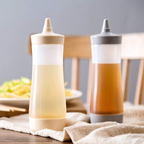 Hemoton 3pcs Dispensador De Salsa Exprimible, Botella P...