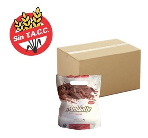 Chocolate Moldatte Leche (bulto 6xkg.) X 1 - Cotillón Waf