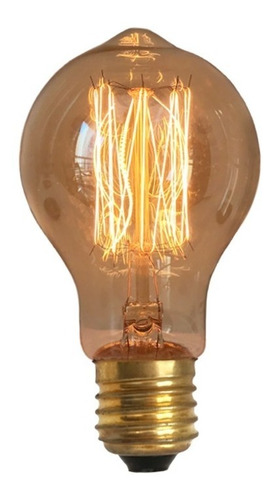 Imagem 1 de 8 de 5x Lâmpada Vintage Retrô Edison Filamento De Carbono - A19