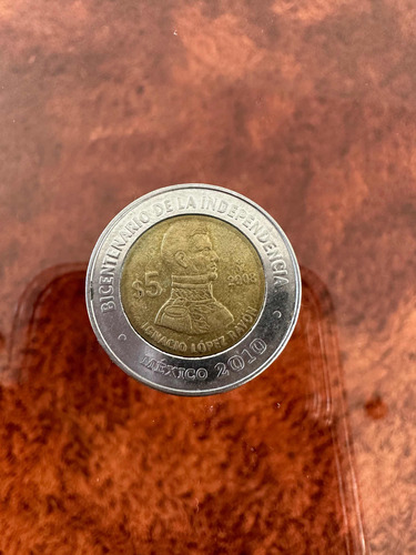 Moneda 5 Pesos Bicentenario De La Independencia