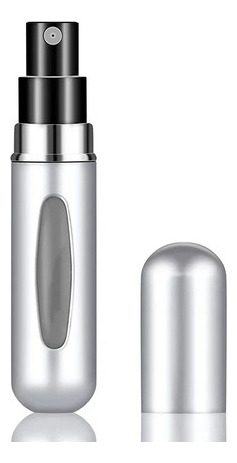 2 Mini Botellas Recargable Perfume Atomizador Spray Aluminio