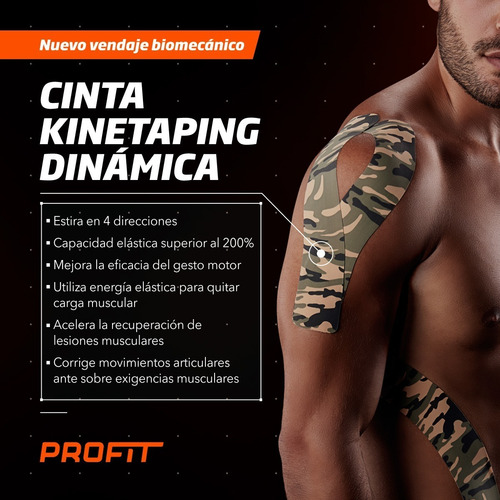 Imagen 2 de 9 de Cinta Kinetaping Dinámica Taping Neuromuscular Ptm Oficial
