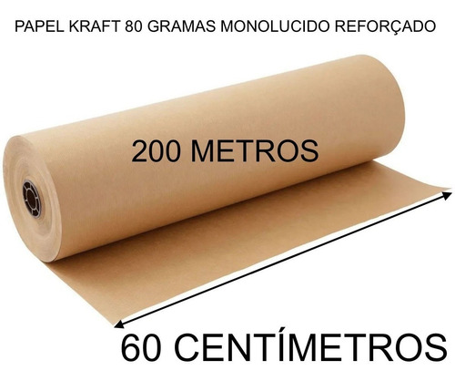 Suporte + Bobina De Papel Kraft Balcão Bancada Mesa 60 Cm