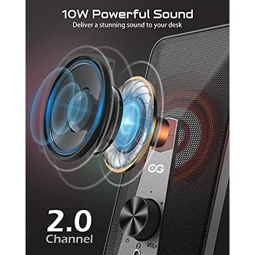 Altavoces De Computadora, Altavoces De Juegos 3 Modos D...