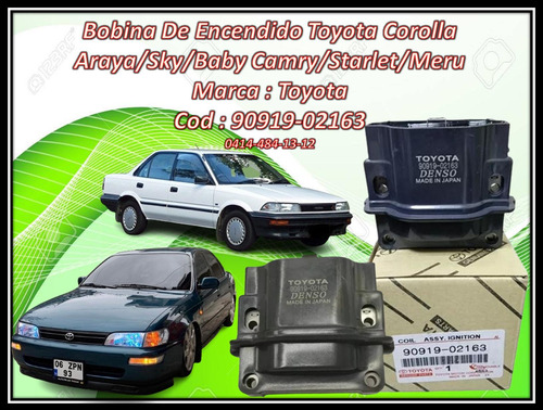 Bobina De Encendido Toyota Corolla Araya/sky/baby Camry 1.6 
