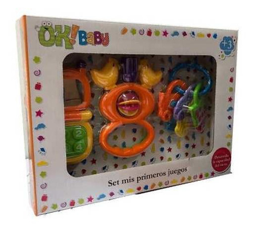 Set Mis Primeros Juegos Didactico Para Bebe Ok Baby