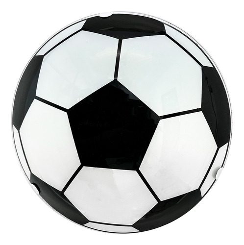 Lampara Infantil De Techo, Luz Ideal Balón De Futbol Estructura Opalino