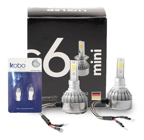 Kit Cree Led H7 H4 H1 9006 H11 6ta Generación + Led T10 Auto