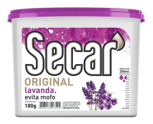 Anti Mofo Secar Original 24x180g - Lavanda