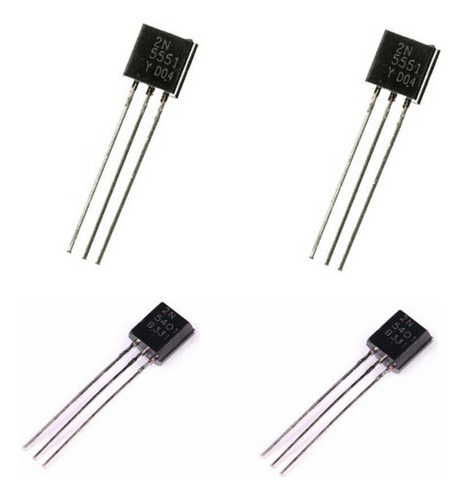 Transistor 2n5551 5551 + 2n5401 5401 To-92 Kit C/ 25 Pares