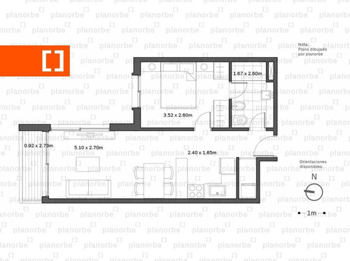 Venta De Apartamento Obra Construcción 1 Dormitorio En Centro, Domini Soriano Unidad 606