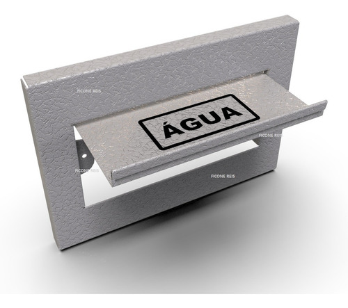 Visor Água Para Leitura Em Medidores Aço Galvanizado Pintura