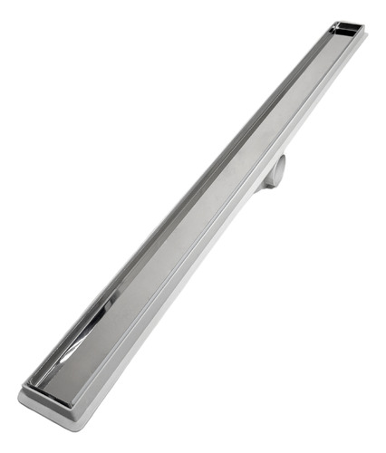 Ralo Linear 80cm Banheiro Oculto Piso Cocho Cinza