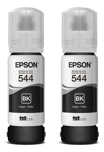 comprar 2 Refil Tinta T544120 544 Preto Epson Para L1110 L6110 L3150