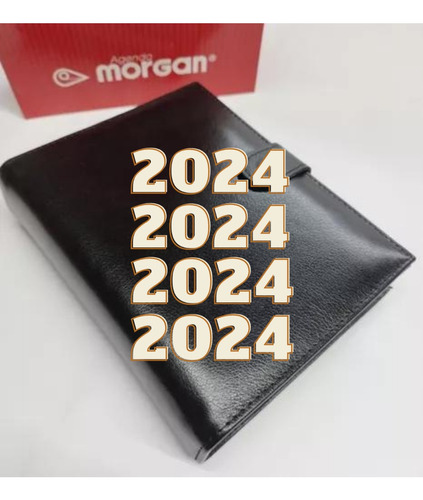 Agenda Morgan Yang 2021 Diaria Cuero Con Broche