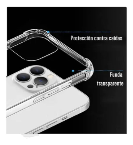 Funda Para iPhone Trasparente De Acrilico