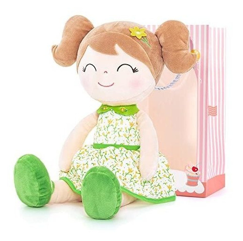 Gloveleya Bebé Niña Regalo Bebé Muñeca Flor Hada Verde Muñec