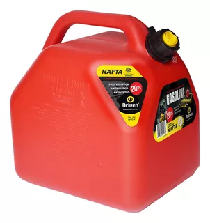 Bidón Combustible 20 L Rojo Pico Vertedor Homologado Driven