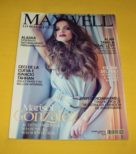 Marisol Gonzalez Revista Maxwell 2016 Cdmx