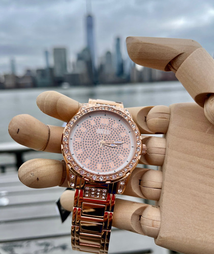 Guess Reloj Estilo Rose Gold Tone Analog Mod U1337l5